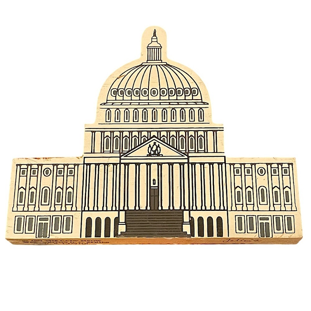 Cats' Meow Washington DC Series US Capitol Shelf Sitter 1991 Vintage Taline